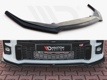 Load image into Gallery viewer, Gloss Black front splitter V1 Toyota GR Yaris MK4 (2020+)
